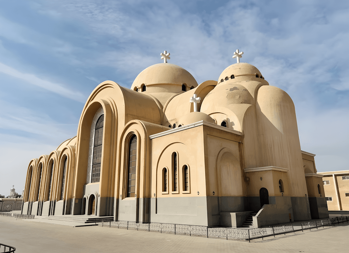 St. Bishoy Monastery in Wadi El-Natroun, Egypt
